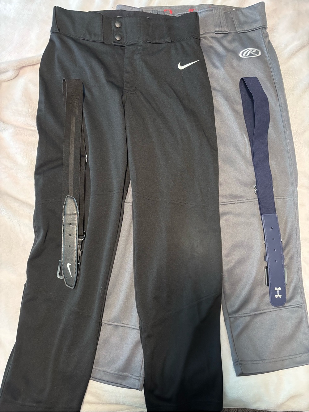 Lot of Baseball pants & belts